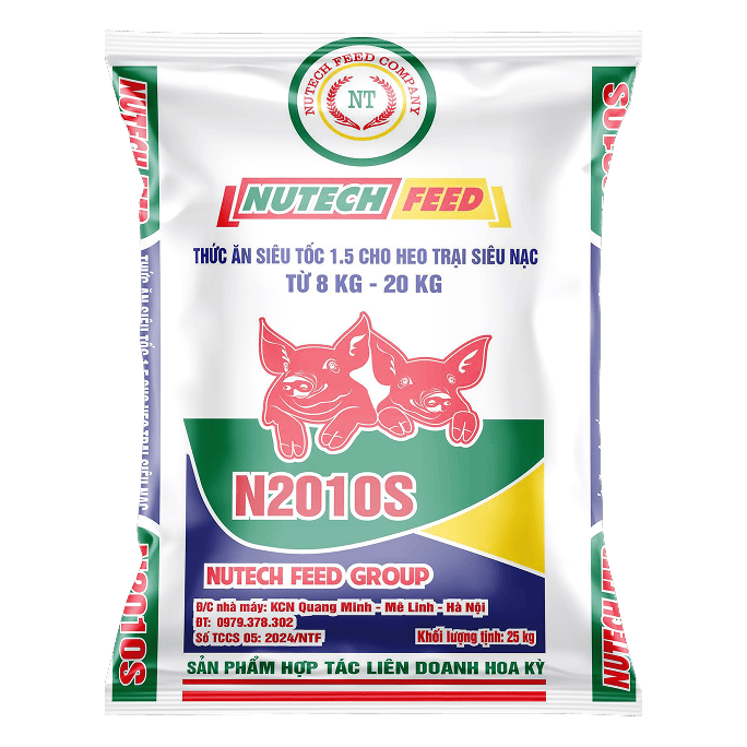 Thức ăn siêu tốc 1.5 cho heo trại siêu nạc từ 8kg - 20kg