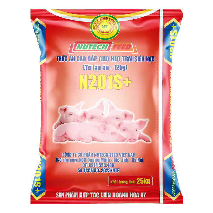 Thức ăn cao cấp cho heo trại siêu nạc (từ tập ăn - 12kg)