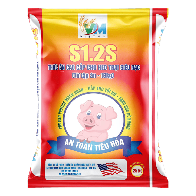 Thức ăn cao cấp heo trại siêu nạc (từ tập ăn - 18kg)