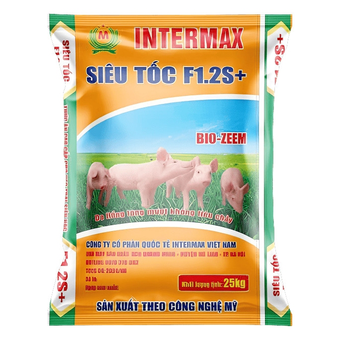 Thức ăn cho heo giúp da hồng lông mượt F1.2S+