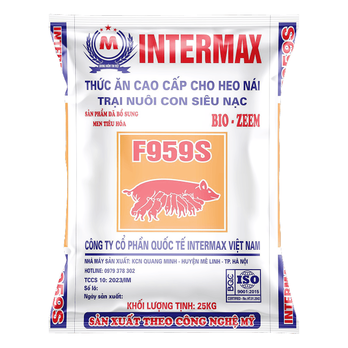 Thức ăn cao cấp cho heo nái trại nuôi con siêu nạc